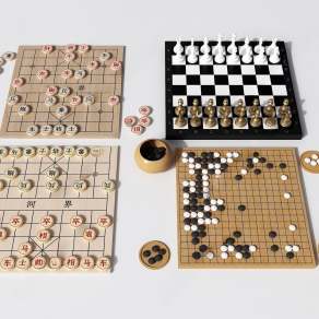 现代象棋3D模型下载